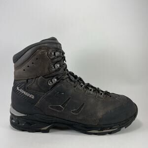 Lowa Camino GTX Black Mens Boot Size 9 Goretex Waterproof Vibram Sole Lug